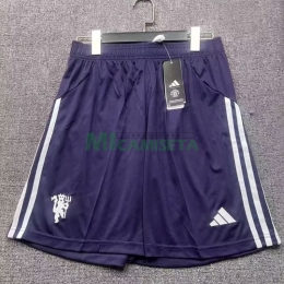 Pantalón Corto Manchester United Segunda Equipación 2025/2026 Azul Marino