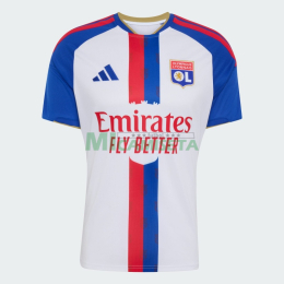 Camiseta Olympique De Lyon Primera Equipación 2026/2027 Blanco/Azul