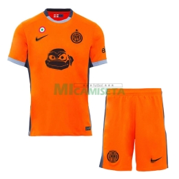 Camiseta Inter de Milán Tercera Equipación 2023/2024 Tartarughe Ninja Niño Kit