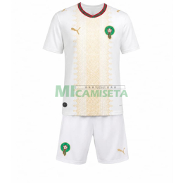 Camiseta Costa de Marfil Segunda Equipación Mundial 2026 Blanco Niño Kit