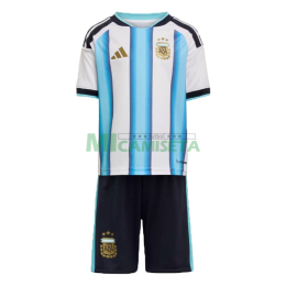 Camiseta Argentina Primera Equipación 2026 Azul/Blanco Niño Kit