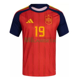 Camiseta Lamine Yamal 19 España Primera Equipación 2026 Rojo/Azul