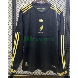 Camiseta México Tercera Equipación 2025 Negro ML