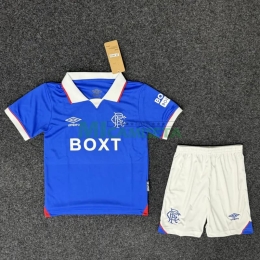 Camiseta Rangers FC Primera Equipación 2025/2026 Azul Niño Kit