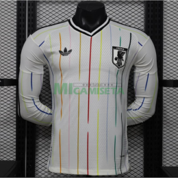 Camiseta Japón Segunda Equipación Mundial 2026 ML Blanco (EDICIÓN JUGADOR)