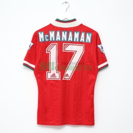 Camiseta McMANAMAN 17 Liverpool Primera Equipación Retro 1993/95