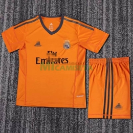 Camiseta Real Madrid Tercera Equipación Retro 2013/14 Niño Kit