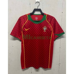 Camiseta Portugal Primera Equipación Retro 2004
