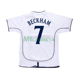 Camiseta BECKHAM 7 Inglaterra Primera Equipación Retro 2002