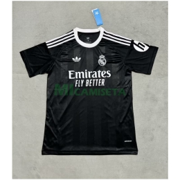 Camiseta Real Madrid 2025/2026 Negro/Blanco