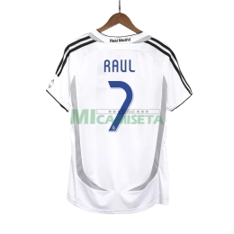 Camiseta RAUL 7 Real Madrid Primera Equipación Retro 2006/07