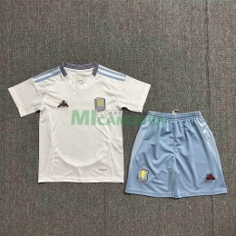Camiseta Aston Villa Segunda Equipación 2024/2025 Niño Kit