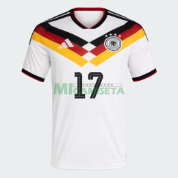 Camiseta Wirtz 17 Alemania Primera Equipación 2026 Blanco