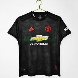 Camiseta Manchester United Tercera Equipación Retro 2018/19 Negro