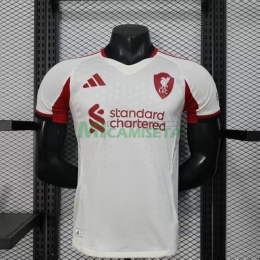 Camiseta Liverpool Segunda Equipación 2025/2026 Blanco (EDICIÓN JUGADOR)