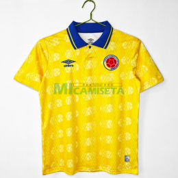 Camiseta Colombia Primera Equipación Retro 1994 Amarillo