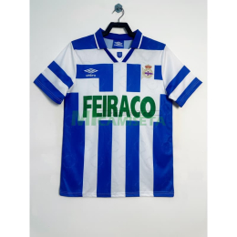 Camiseta Deportivo de La Coruña Primera Equipación Retro 1994/95 Blanco/Azul