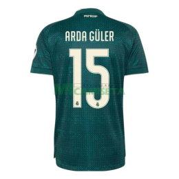 Camiseta ARDA GÜLER 15 Real Madrid Segunda Equipación 2026/2027 Verde Oscuro con Parche HP