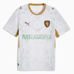 Camiseta Checa Segunda Equipación Mundial 2026 Blanco