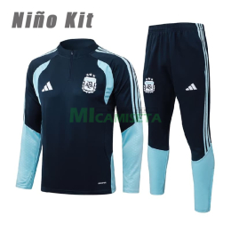 Sudadera de Entrenamiento Argentina 2026 Niño Kit Azul Marino