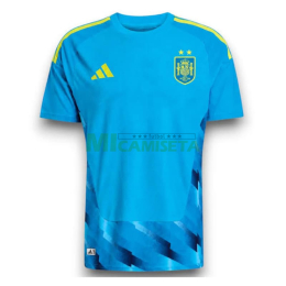 Camiseta de Portero España Primera Equipación Mundial 2026 Azul 2 Estrellas