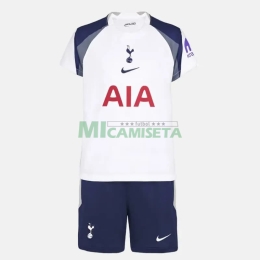 Camiseta Tottenham Hotspur Primera Equipación 2025/2026 Blanco Niño Kit
