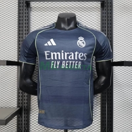 Camiseta Real Madrid Segunda Equipación 2025/2026 Azul Marino (EDICIÓN JUGADOR)