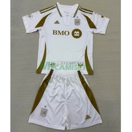 Camiseta Los Angeles FC Segunda Equipación 2025/2026 Niño Kit Blanco
