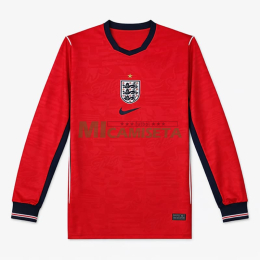 Camiseta Inglaterra Segunda Equipación Mundial 2026 ML Rojo