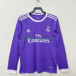 Camiseta Real Madrid Segunda Equipación Retro 16/17 ML