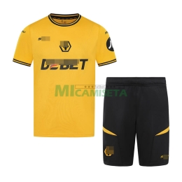 Camiseta Wolverhampton Wanderers Primera Equipación 2024/2025 Niño Kit