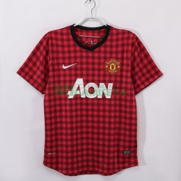 Camiseta Manchester United Primera Equipación Retro 2012/13 Rojo/Negro