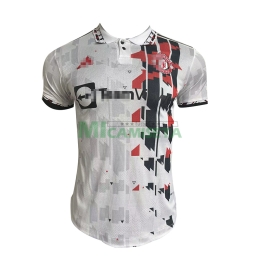 Camiseta Manchester United 2023/2024 Blanco/Gris/Negro (EDICIÓN JUGADOR)