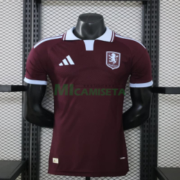 Camiseta Aston Villa Primera Equipación 2026/2027 Borgoña (EDICIÓN JUGADOR)