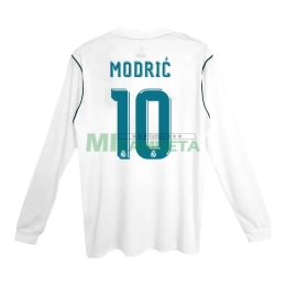 Camiseta MODRIĆ 10 Real Madrid Primera Equipación Retro 2017/18 ML