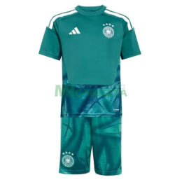 Camiseta de Portero Alemania Primera Equipación Mundial 2026 Verde Niño Kit
