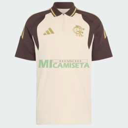 Polo Flamengo 2026/2027 Amarillo Claro/Marrón