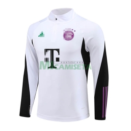 Sudadera de Entrenamiento Bayern Múnich 2023/2024 Blanco/Negro