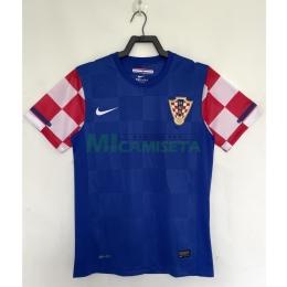 Camiseta Croacia Segunda Equipación Retro 2010 Azul