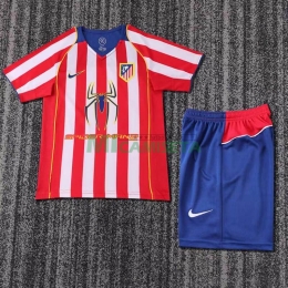 Camiseta Atletico de Madrid Primera Equipación Retro 04/05 Niño Kit