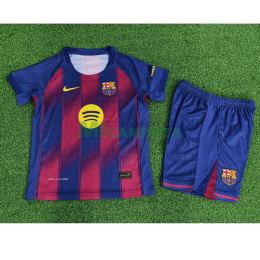 Camiseta Barcelona Primera Equipación 2025/2026 Azul/Rojo Niño Kit (EDICIÓN JUGADOR)