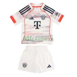 Camiseta Bayern Munich Segunda Equipación 2025/2026 Beige Niño Kit