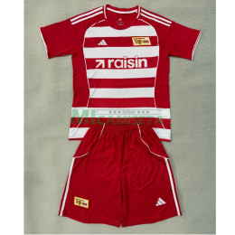 Camiseta Union Berlin Primera Equipación 2025/2026 Rojo/Blanco Niño Kit