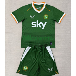 Camiseta Irland Primera Equipación Mundial 2026 Verde/Blanco Niño Kit
